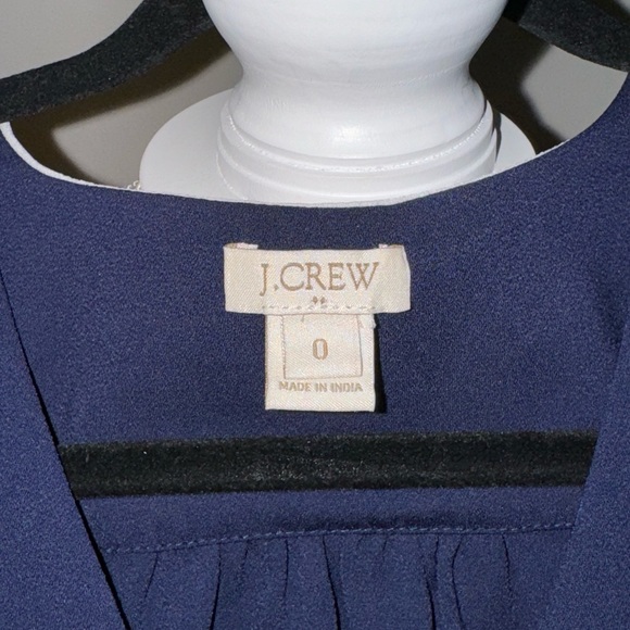 JCrew Navy and cream top - Picture 3 of 3